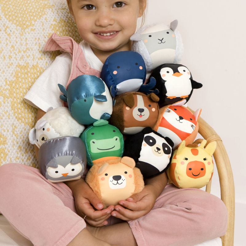 Lot de 4 balles doudous Océan Doodballs (Little Big Friends) - Image 4