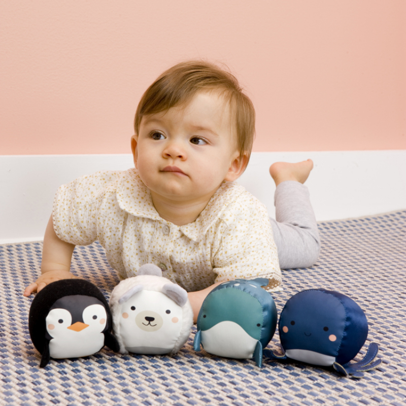 Lot de 4 balles doudous Océan Doodballs (Little Big Friends) - Image 5
