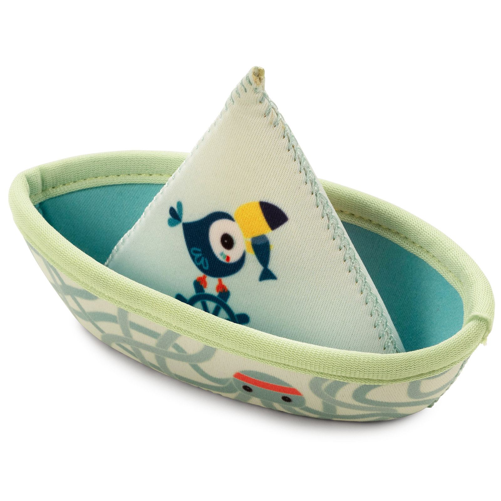 Lot de 3 jouets de bain bateau Jungle (Lilliputiens) - Image 8