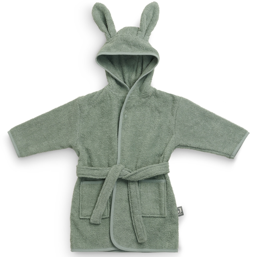Jollein - Peignoir de bain ash green vert (1-2 ans)