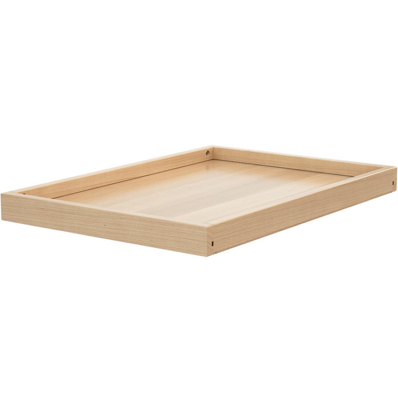 Étagère supplémentaire en bois de hêtre verni pour table à langer Confort