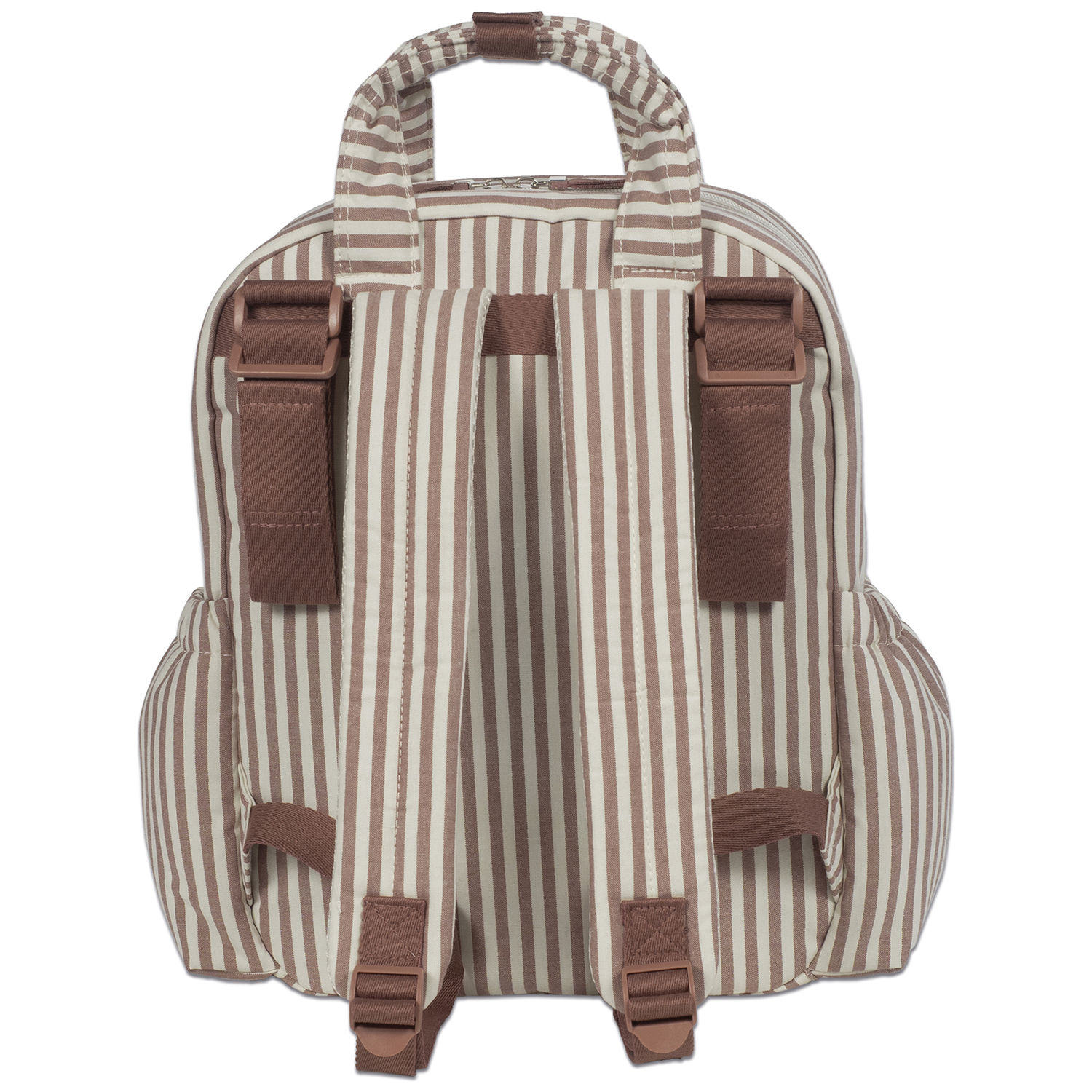 Sac à dos à langer Praliné Rayures Moka (Walking Mum) - Image 5