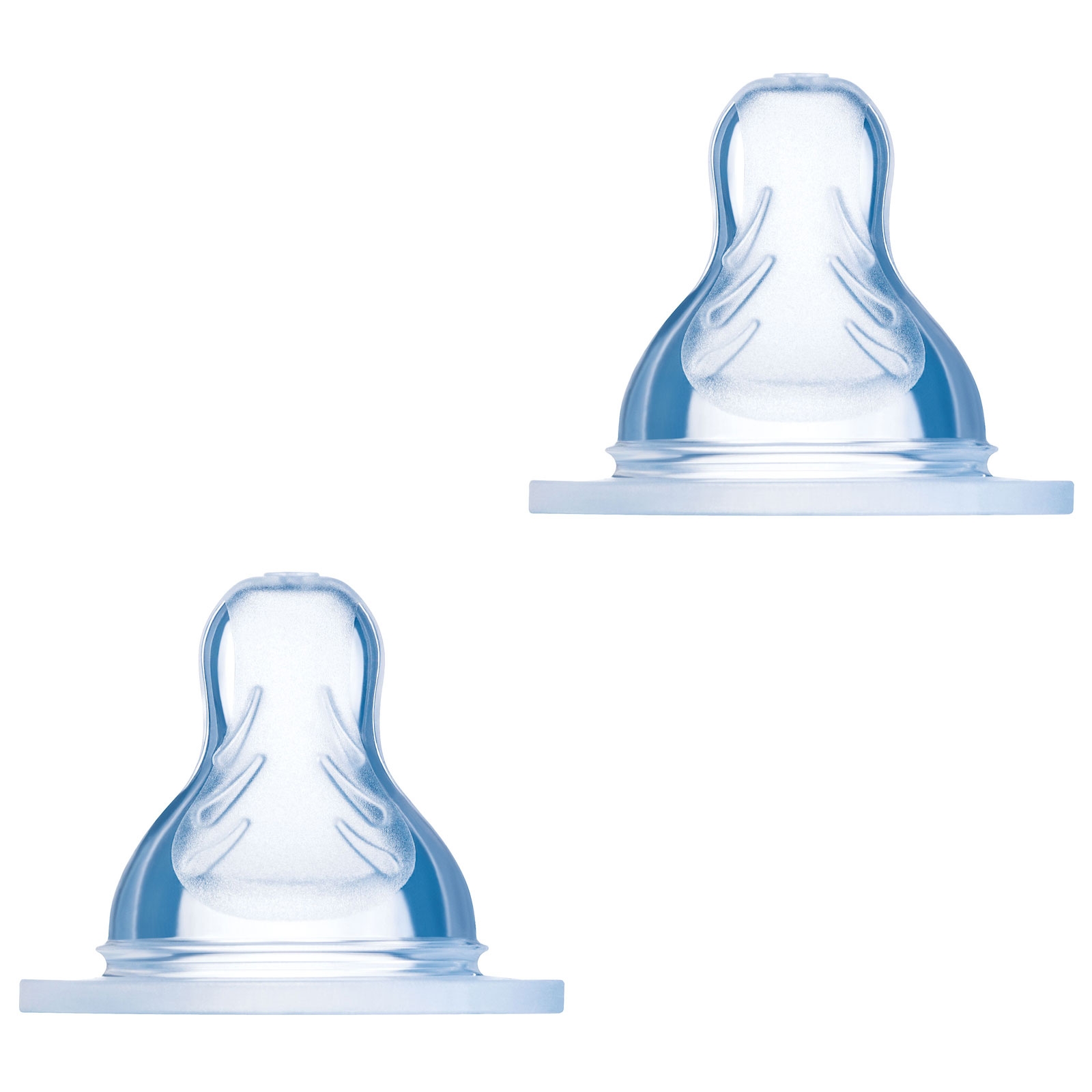 Lot de 2 tétines en silicone débit X ultra rapide (6 mois et +) (MAM) - Image 1