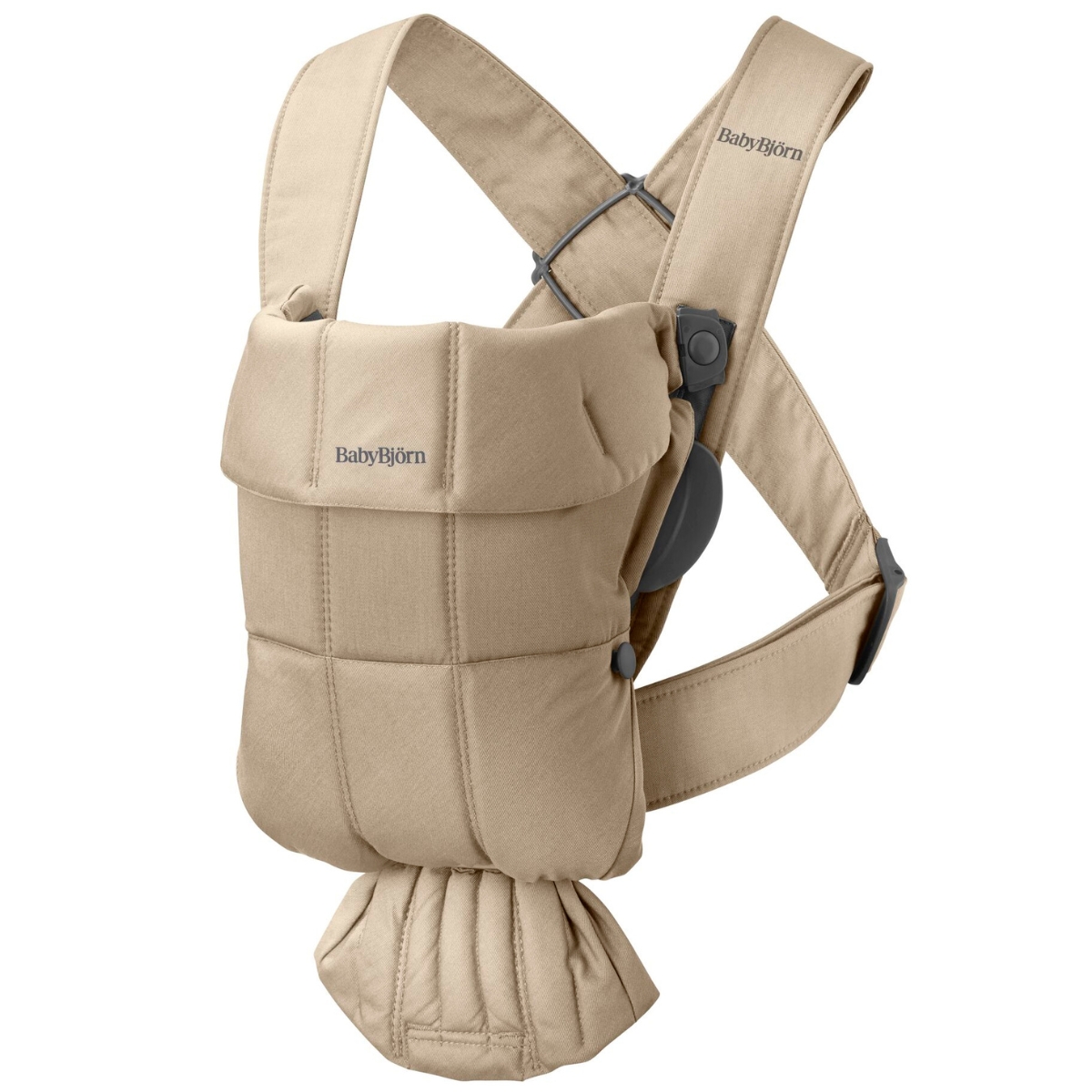 Porte-bébé Mini Tissé beige (BabyBjörn) - Couverture
