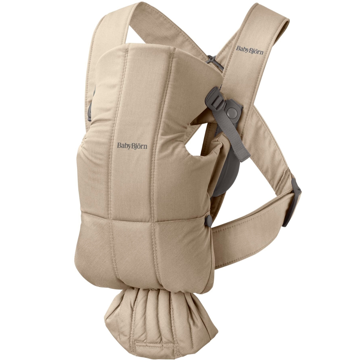Porte-bébé Mini Tissé beige (BabyBjörn) - Image 5