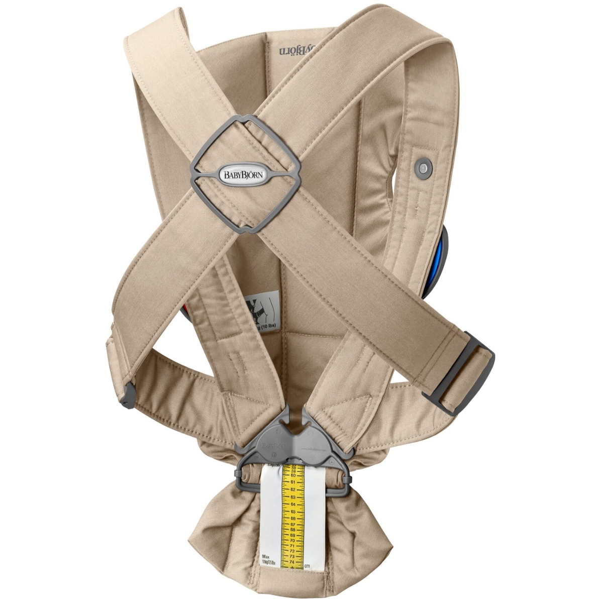 Porte-bébé Mini Tissé beige (BabyBjörn) - Image 6