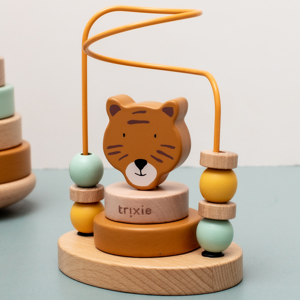 Trixie - Boulier en bois avec tour à empiler Mr. Tiger