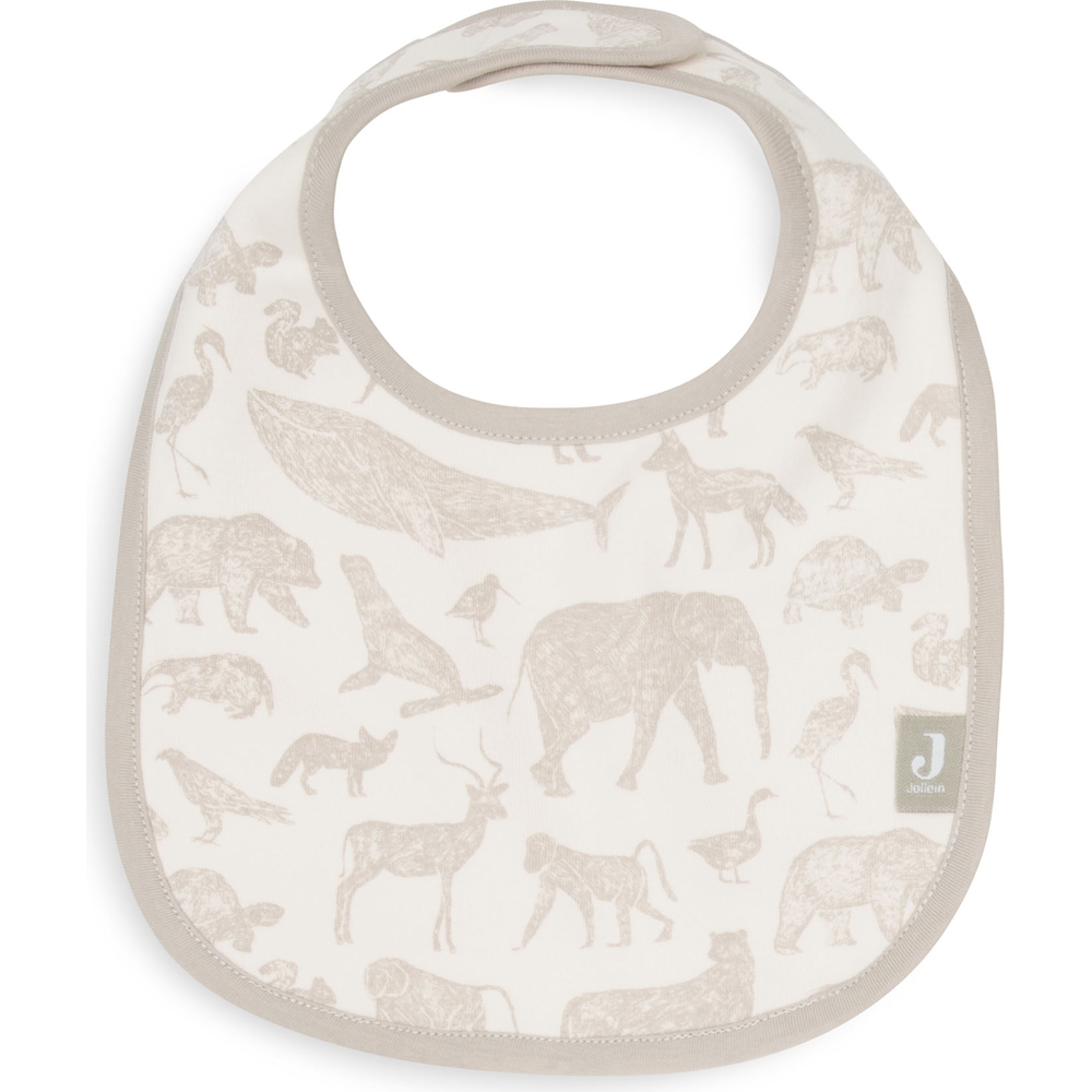 Lot de 5 bavoirs imperméables Animals Nougat (Jollein) - Image 4