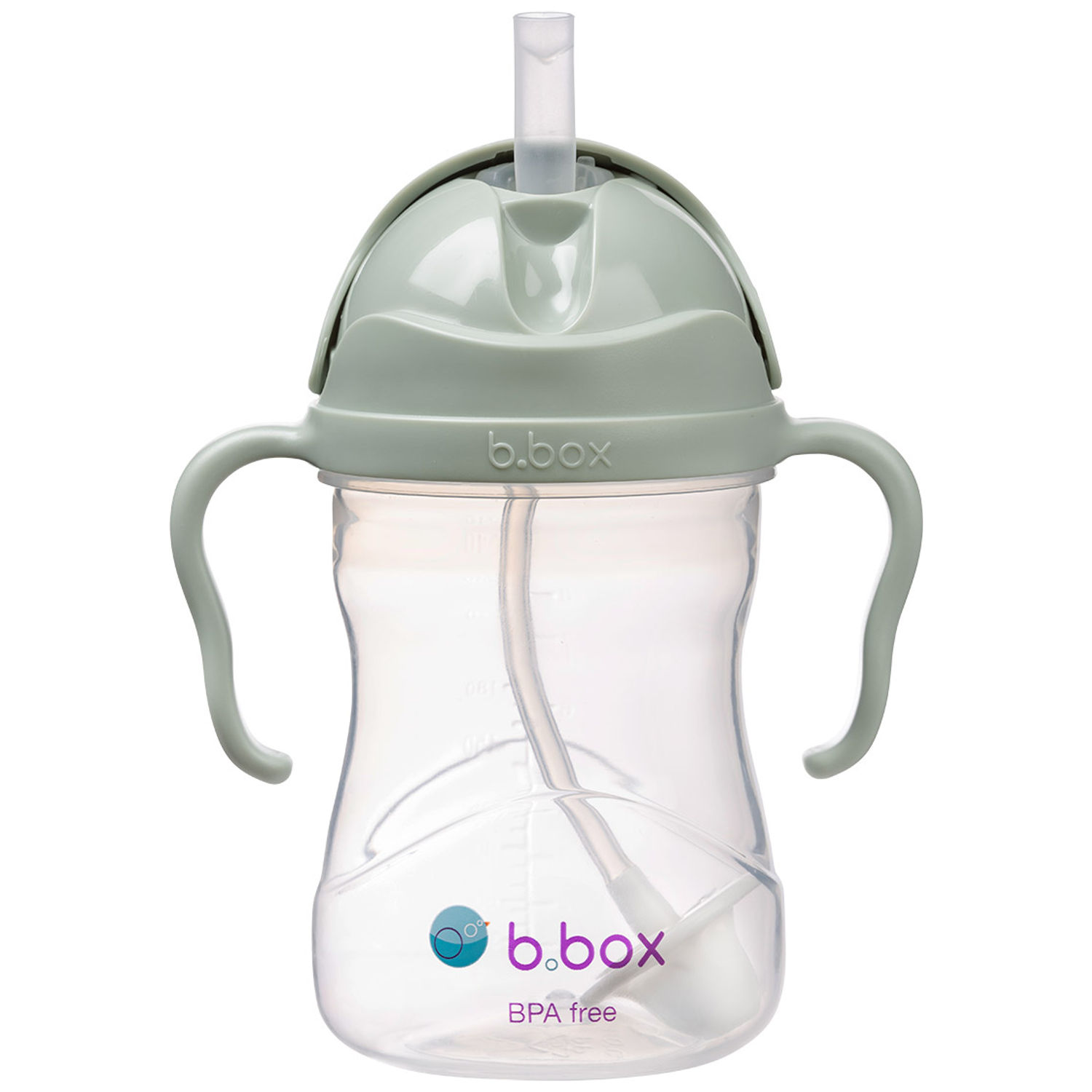 B.BOX - Tasse à paille lestée Sage (240 ml)