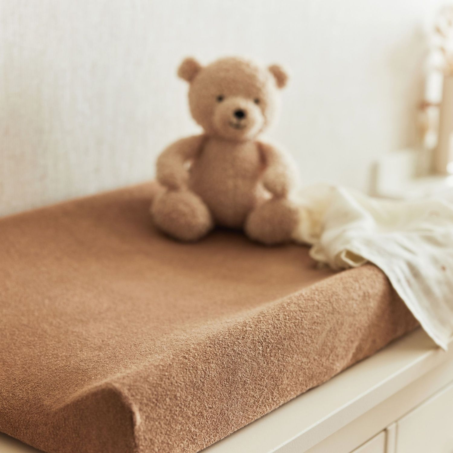 Housse de matelas à langer en éponge Biscuit (50 x 70 cm) (Jollein) - Image 2
