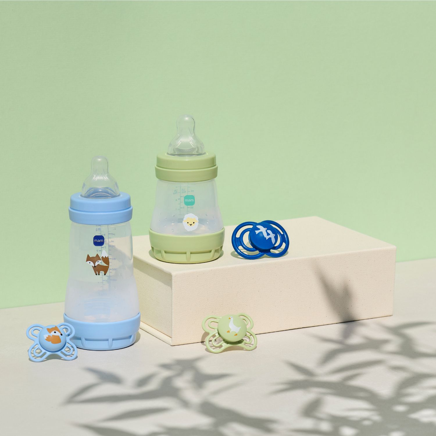 3 biberons Easy Start 260ml Océan+Océan+Sable Tétine débit 2 (Mam) - Image 4