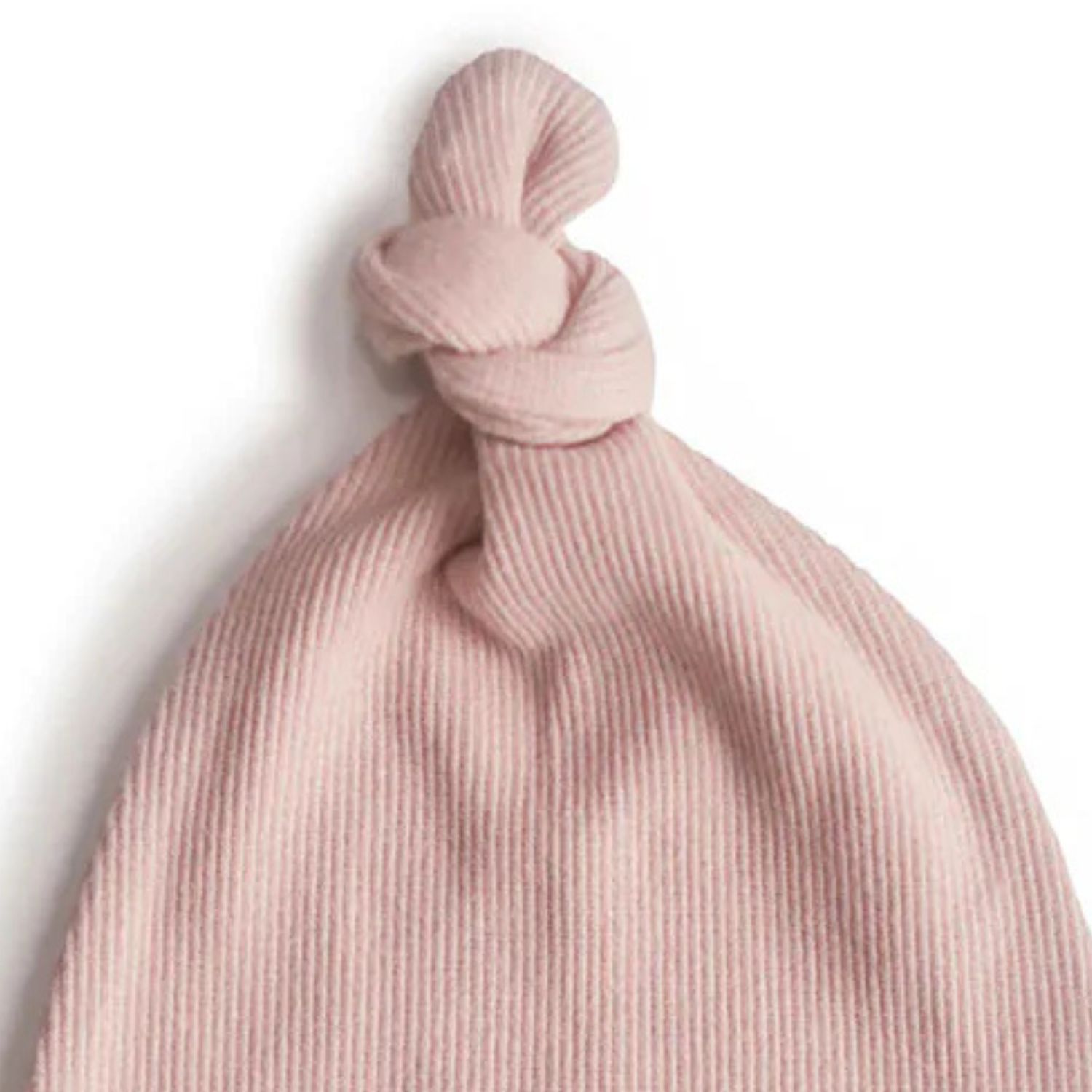 Bonnet de naissance côtelé Blush (Mushie) - Image 1