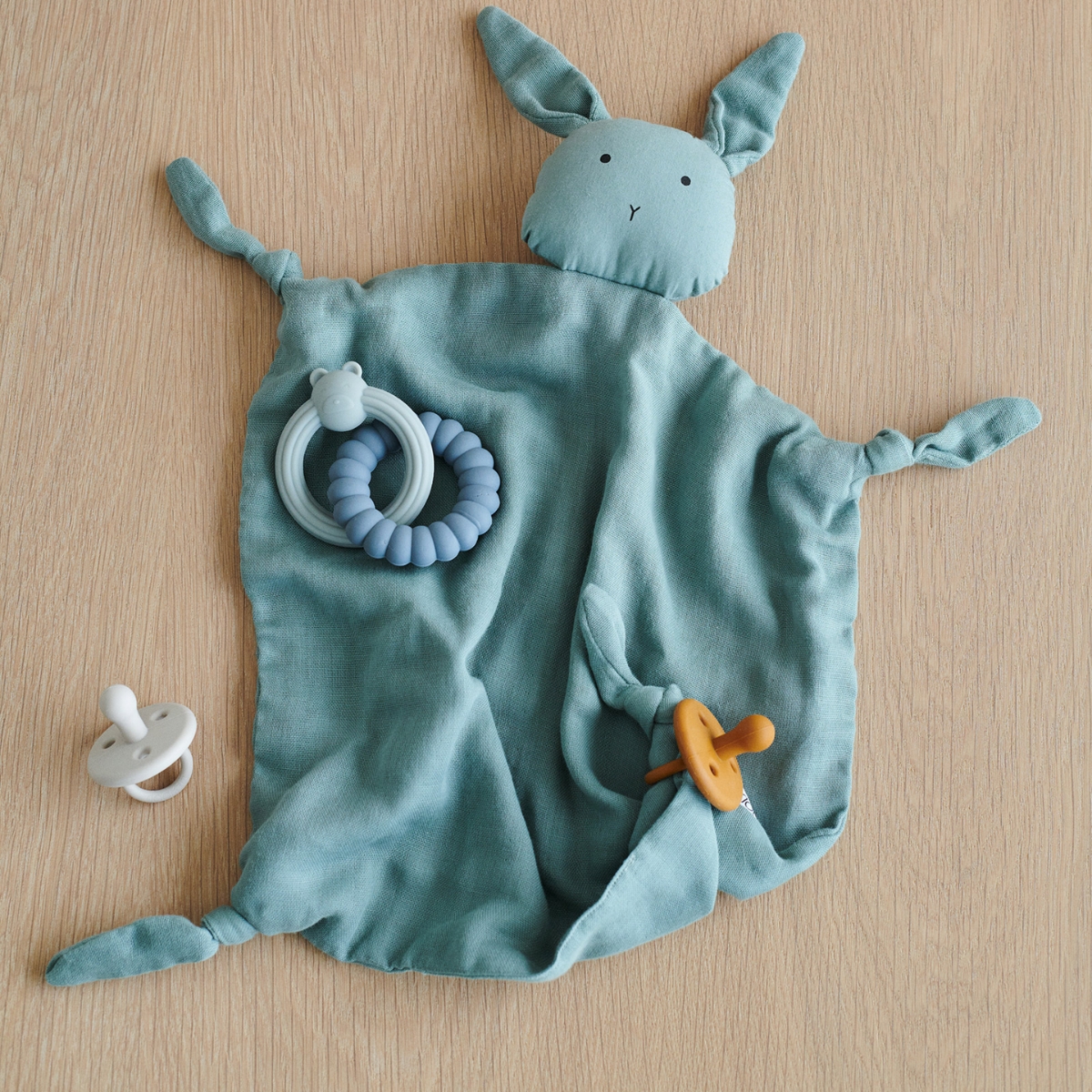 Liewood - Doudou plat Agnete Rabbit peppermint