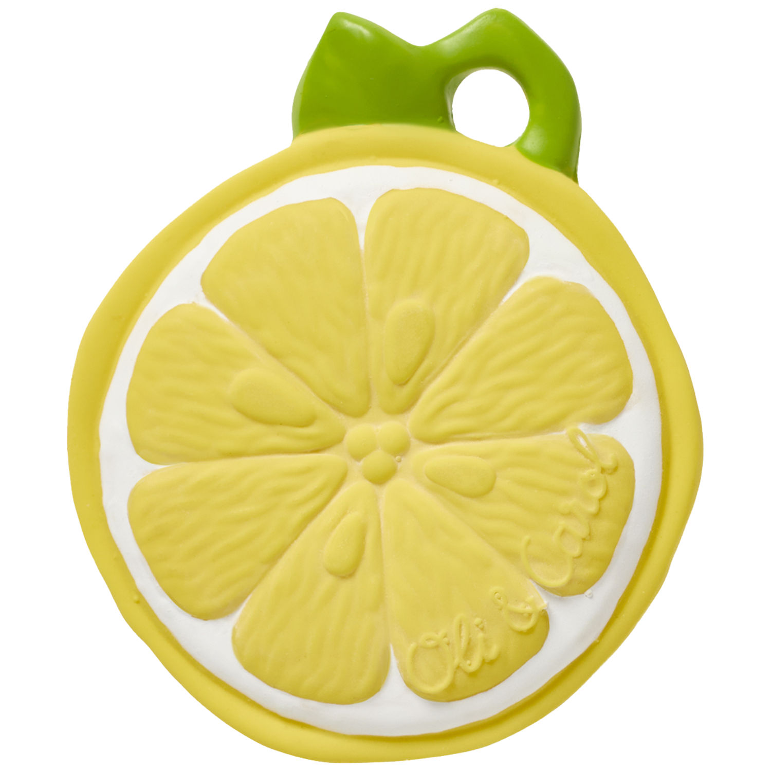 Oli and Carol - Mini jouet de dentition Chewy John Lemon