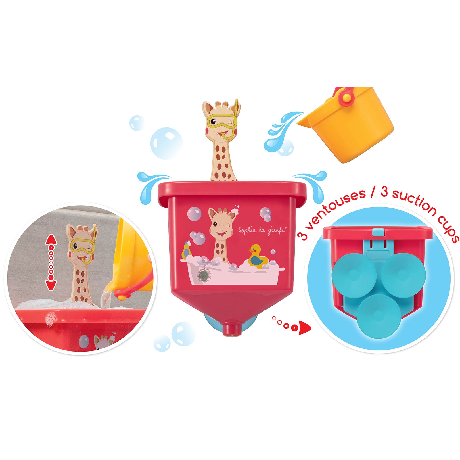 Jouet de bain Tuyaux folies (Sophie la girafe) - Image 4