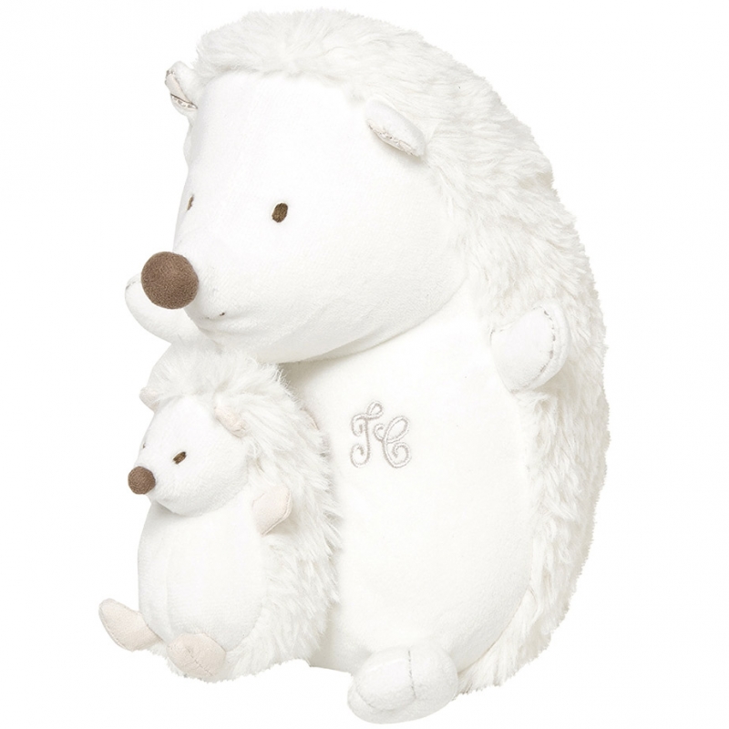 Tartine et Chocolat - Léon le hérisson musical écru (25cm)