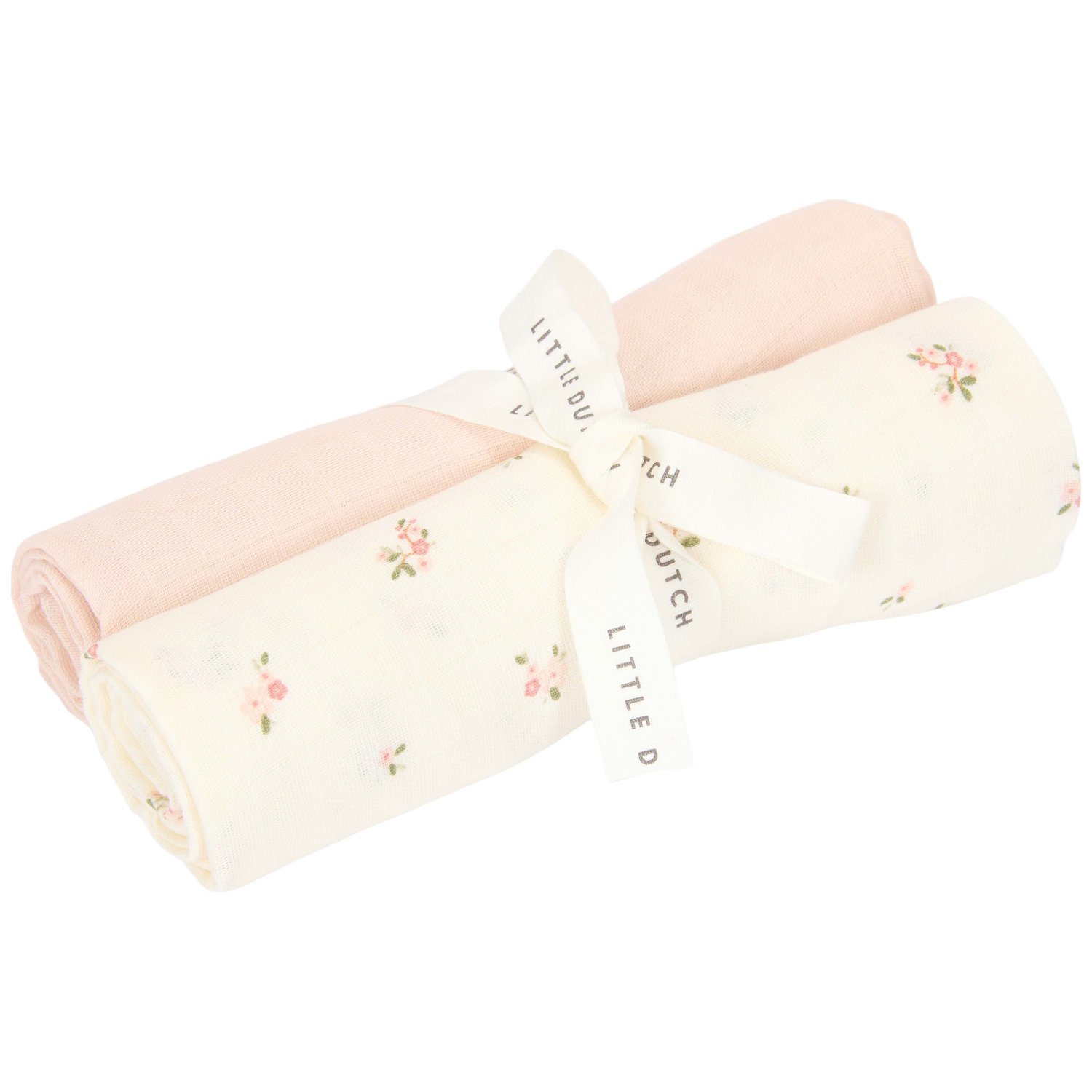 Set de 2 langes en gaze de coton Fairy Blossom-Blossom (70 x 70 cm)