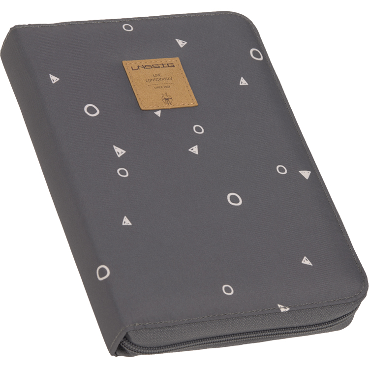 Protège carnet de santé Casual Universe anthracite (Lassig) - Image 1