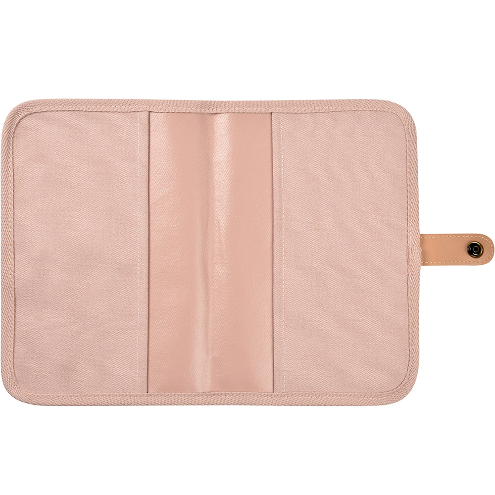 Protège carnet de santé Canvas rose poudré (Béaba) - Image 6