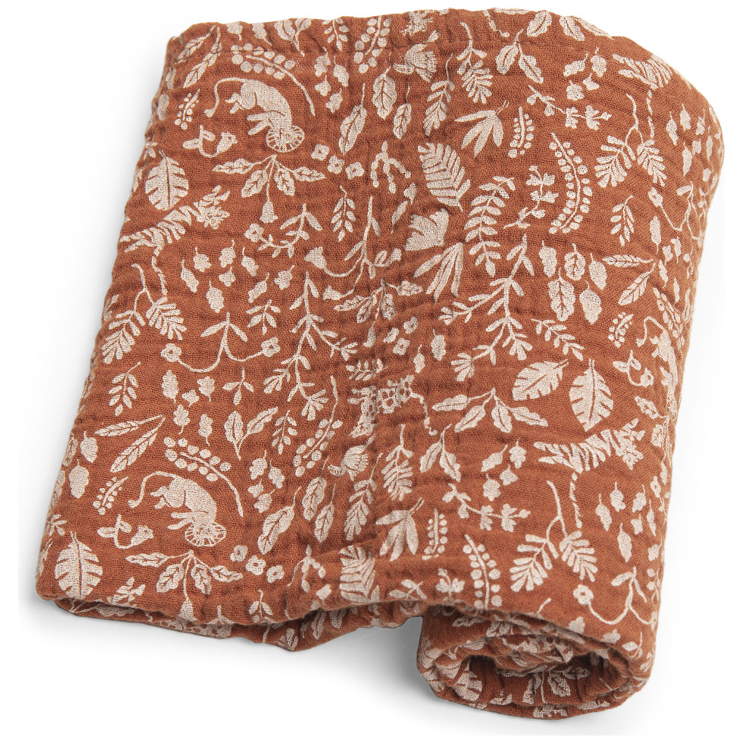 Set de 3 langes imprimés La forêt Mawa (Moulin Roty) - Image 1