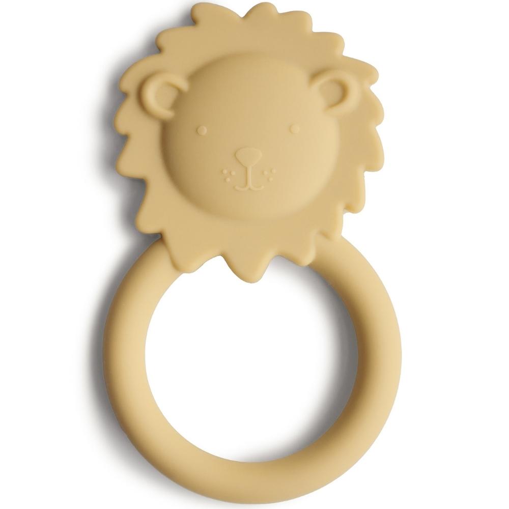 Anneau de dentition en silicone Lion (Mushie) - Image 1