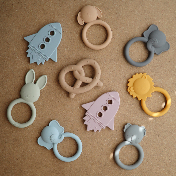 Anneau de dentition en silicone Lion (Mushie) - Image 6
