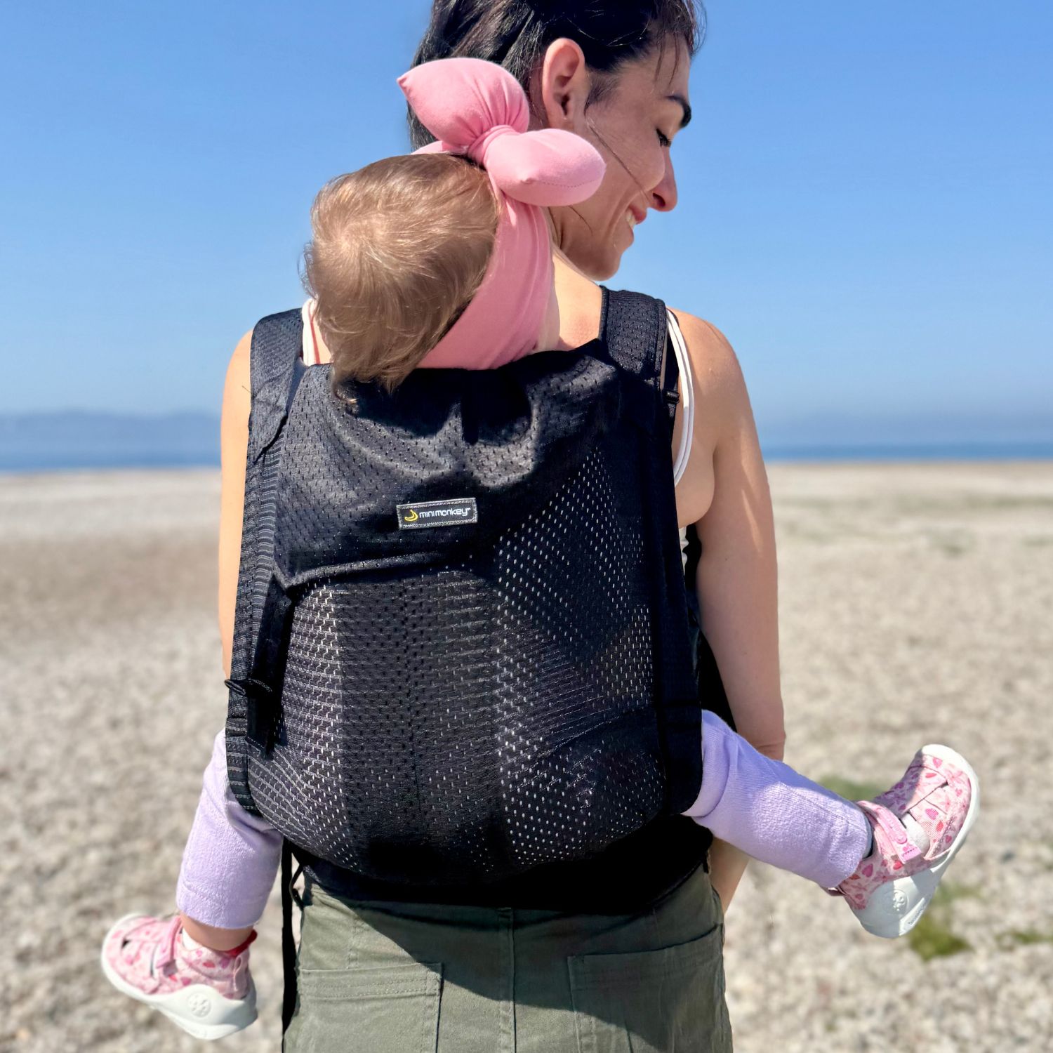 Porte-bébé Black (6 mois et +) (Minimonkey) - Image 1