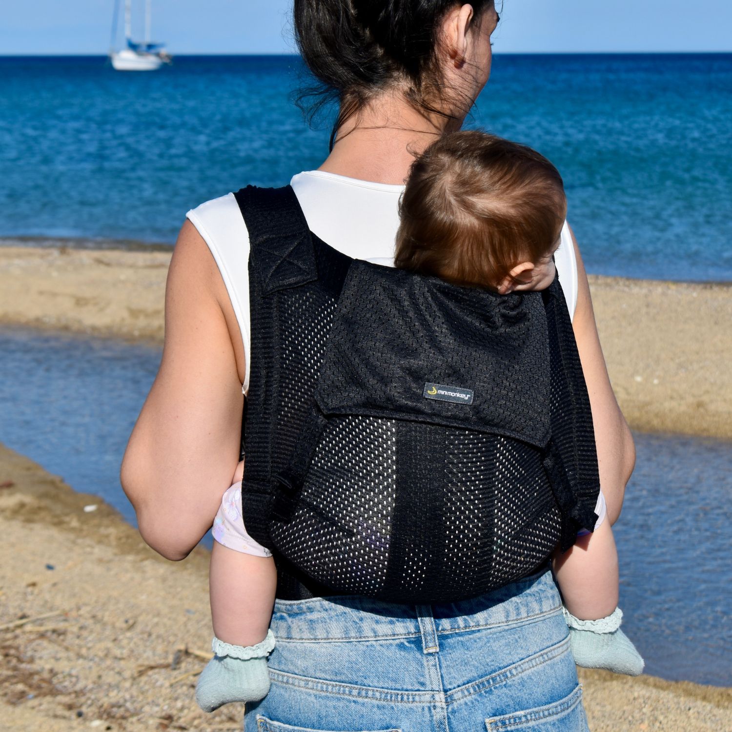 Porte-bébé Black (6 mois et +) (Minimonkey) - Image 2