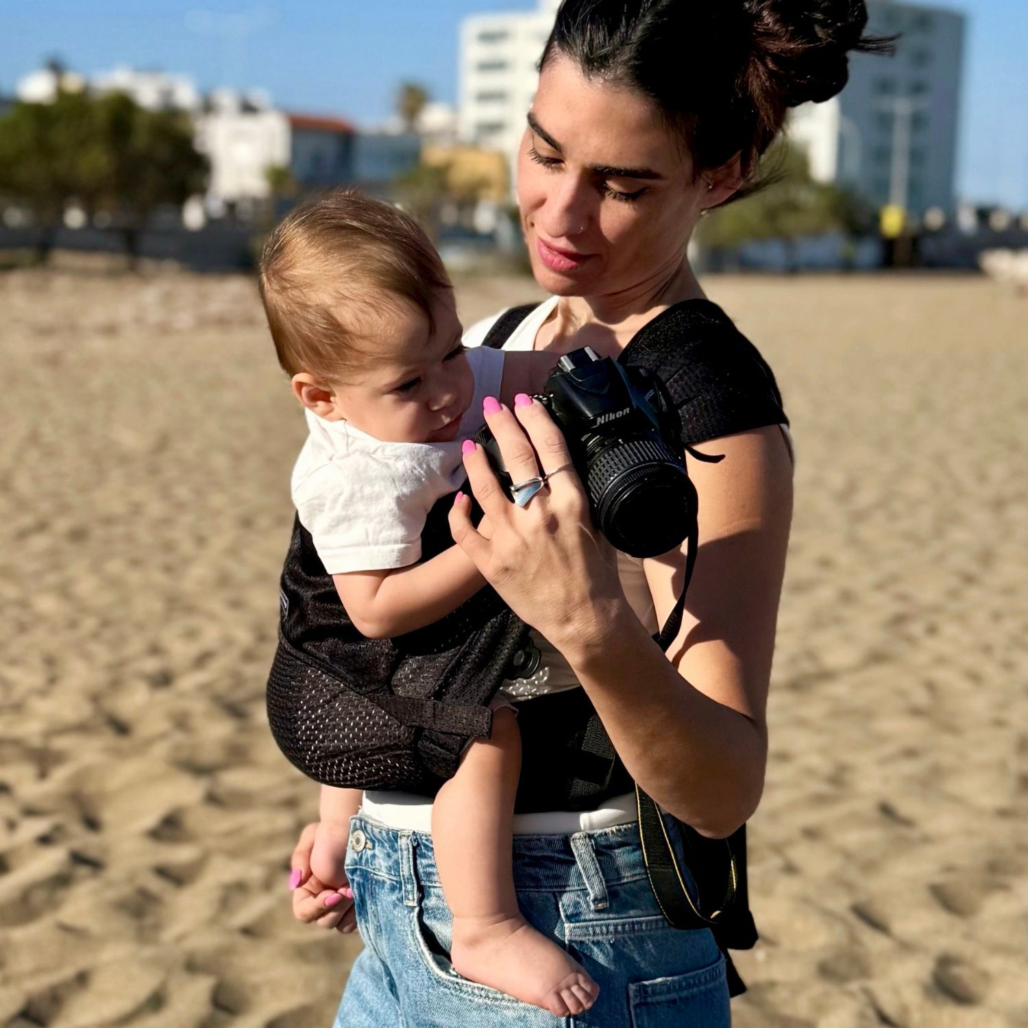 Porte-bébé Black (6 mois et +) (Minimonkey) - Image 4