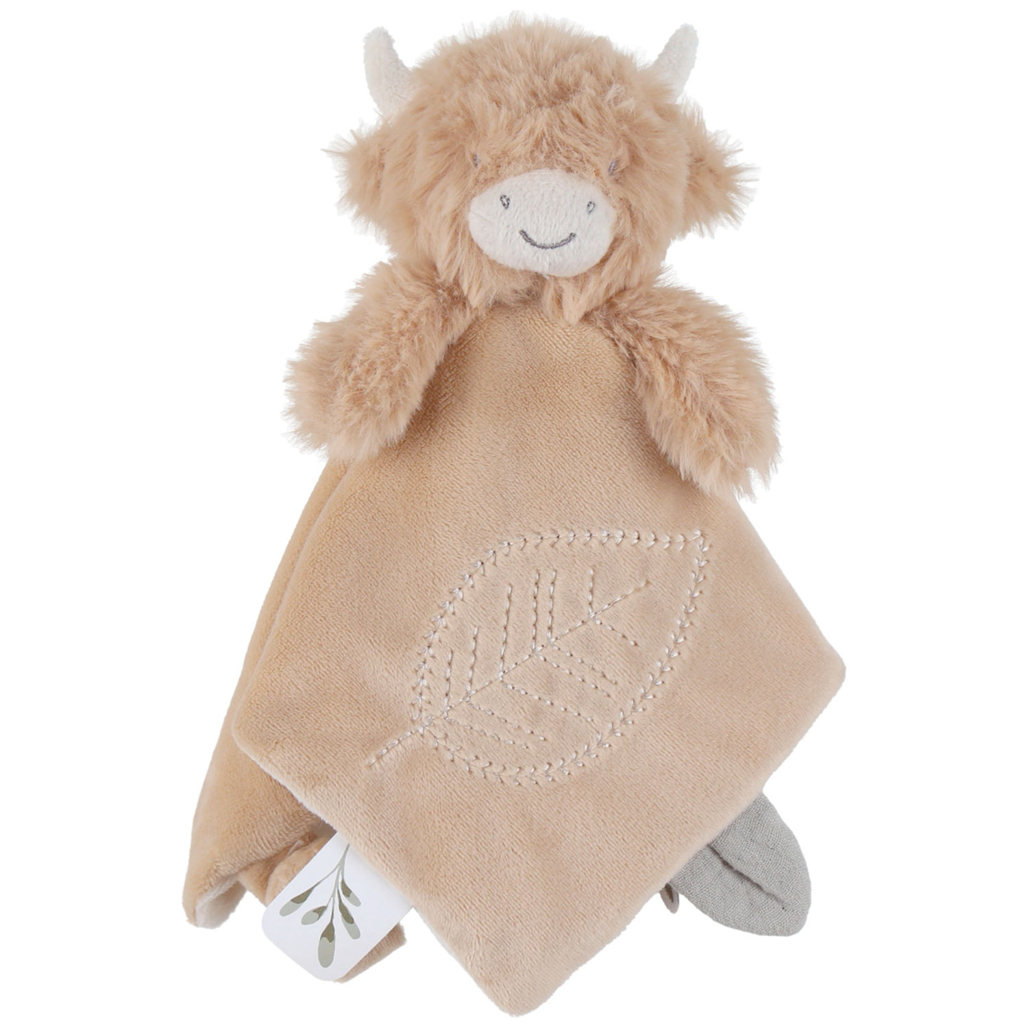 Noukie's - Doudou plat attache sucette Fluffy Cow