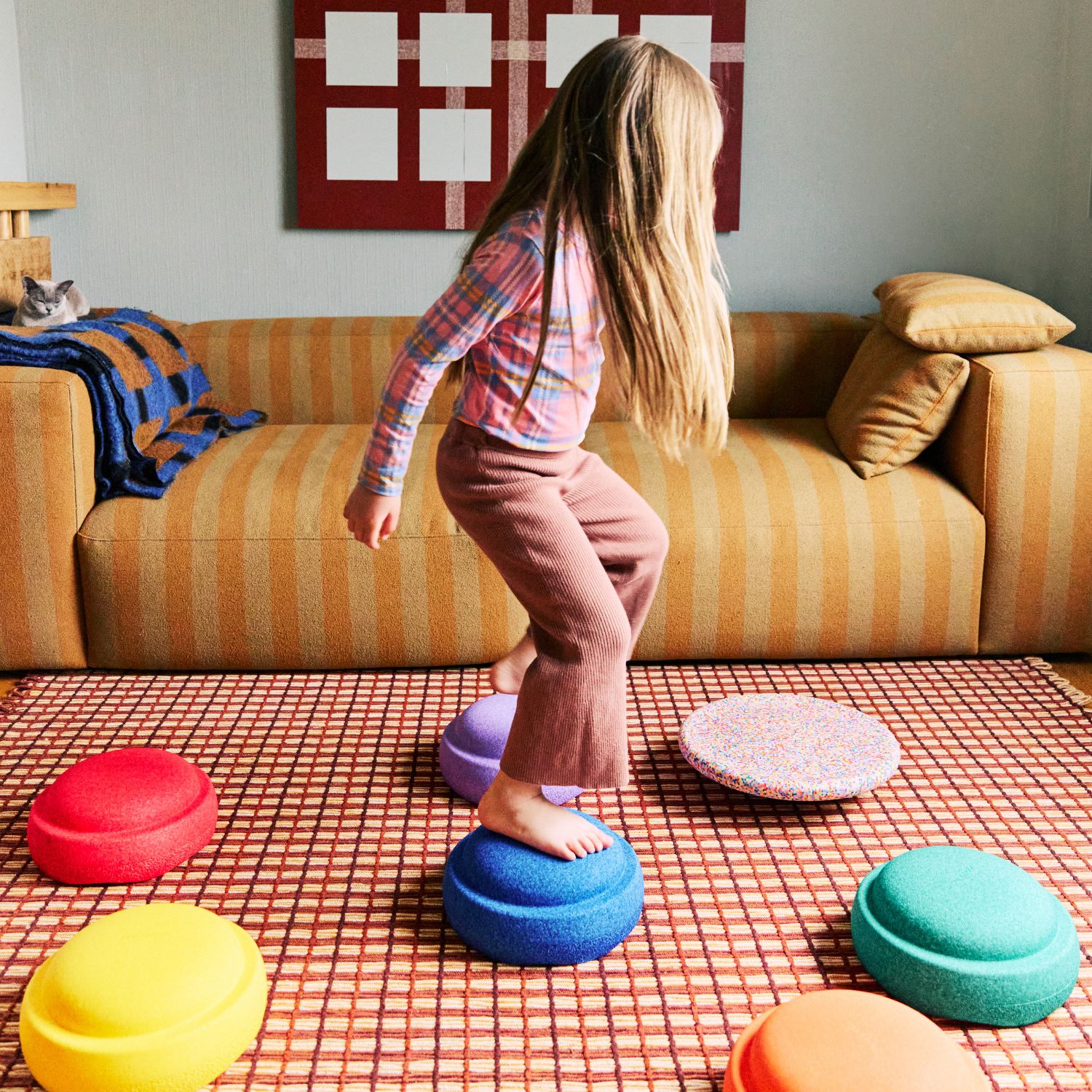Jeu de motricité Stapelstein Rainbow Set classic (Stapelstein) - Image 1