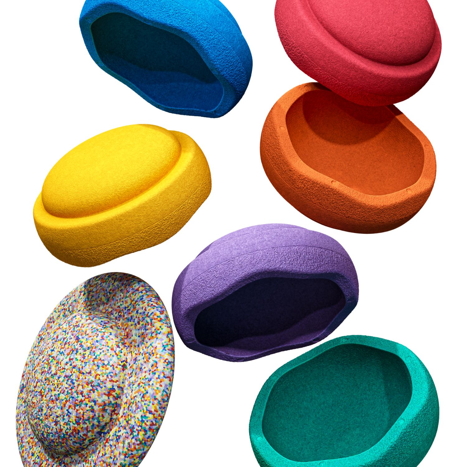 Jeu de motricité Stapelstein Rainbow Set classic (Stapelstein) - Image 6