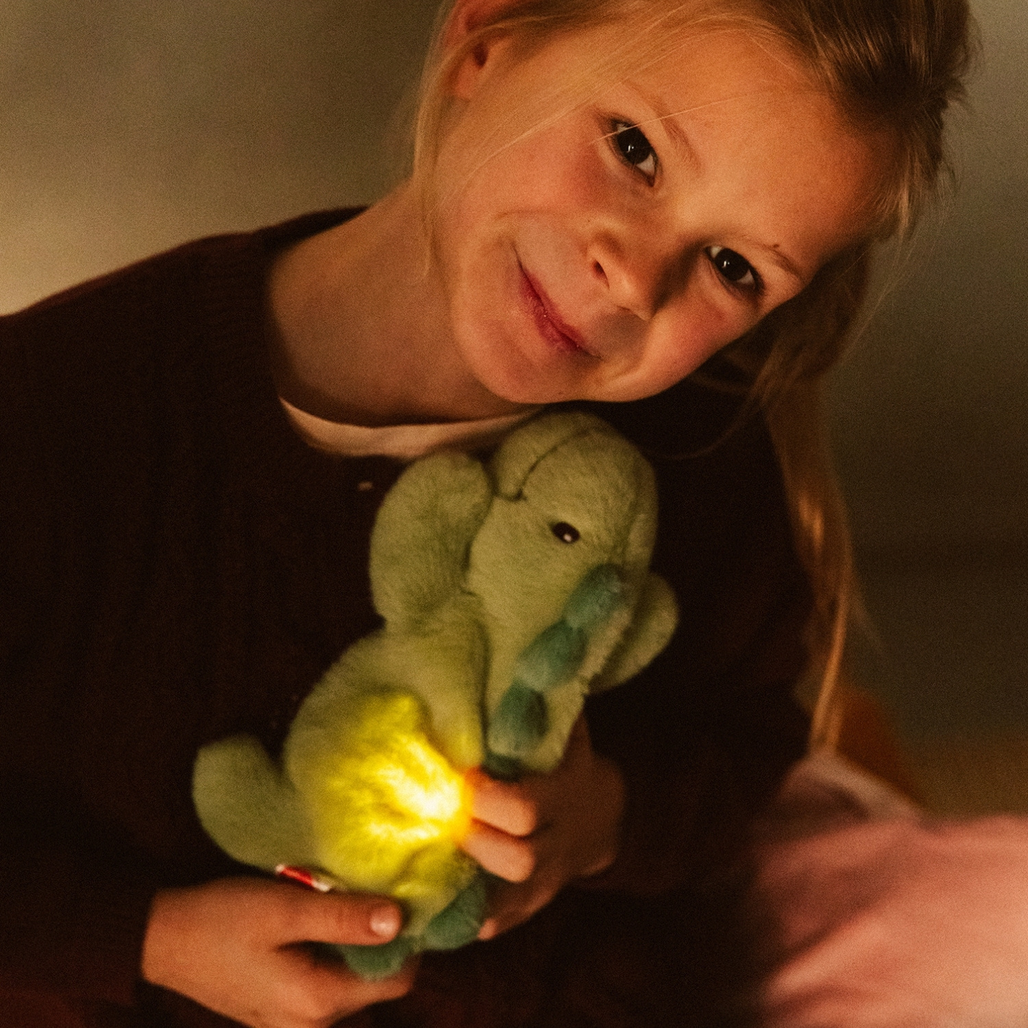 Peluche veilleuse Jeroom l'alligator (Atelier Pierre Junior) - Image 2