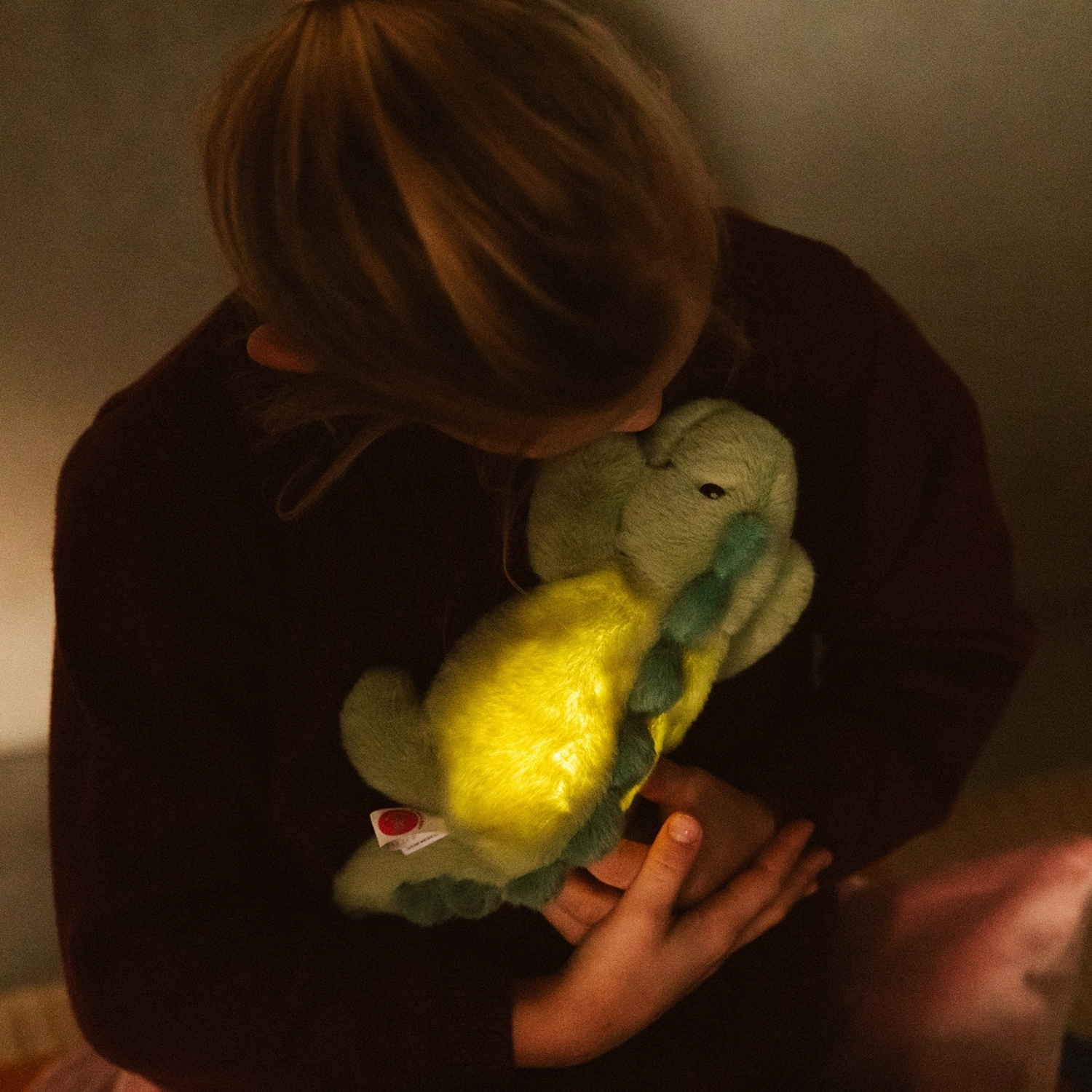 Peluche veilleuse Jeroom l'alligator (Atelier Pierre Junior) - Image 3
