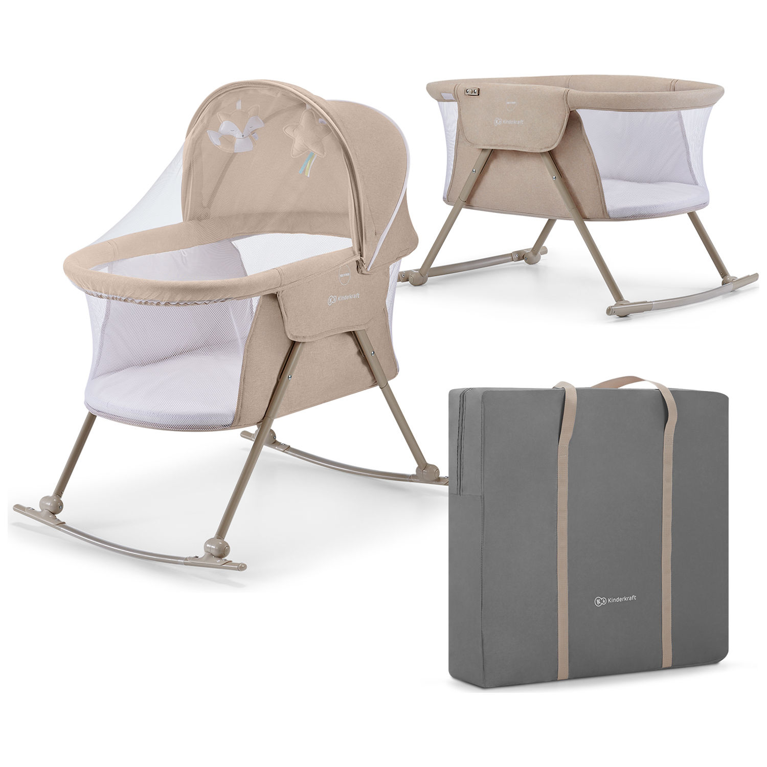 Berceau bébé Lovi Beige (Kinderkraft) - Image 3