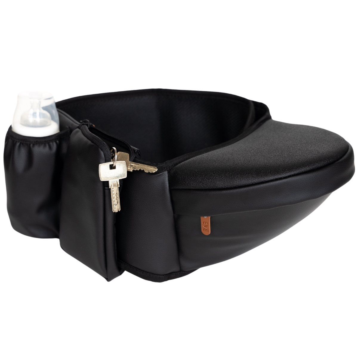 Porte bébé Hipseat Noir (EVE Simply Lovely) - Image 4