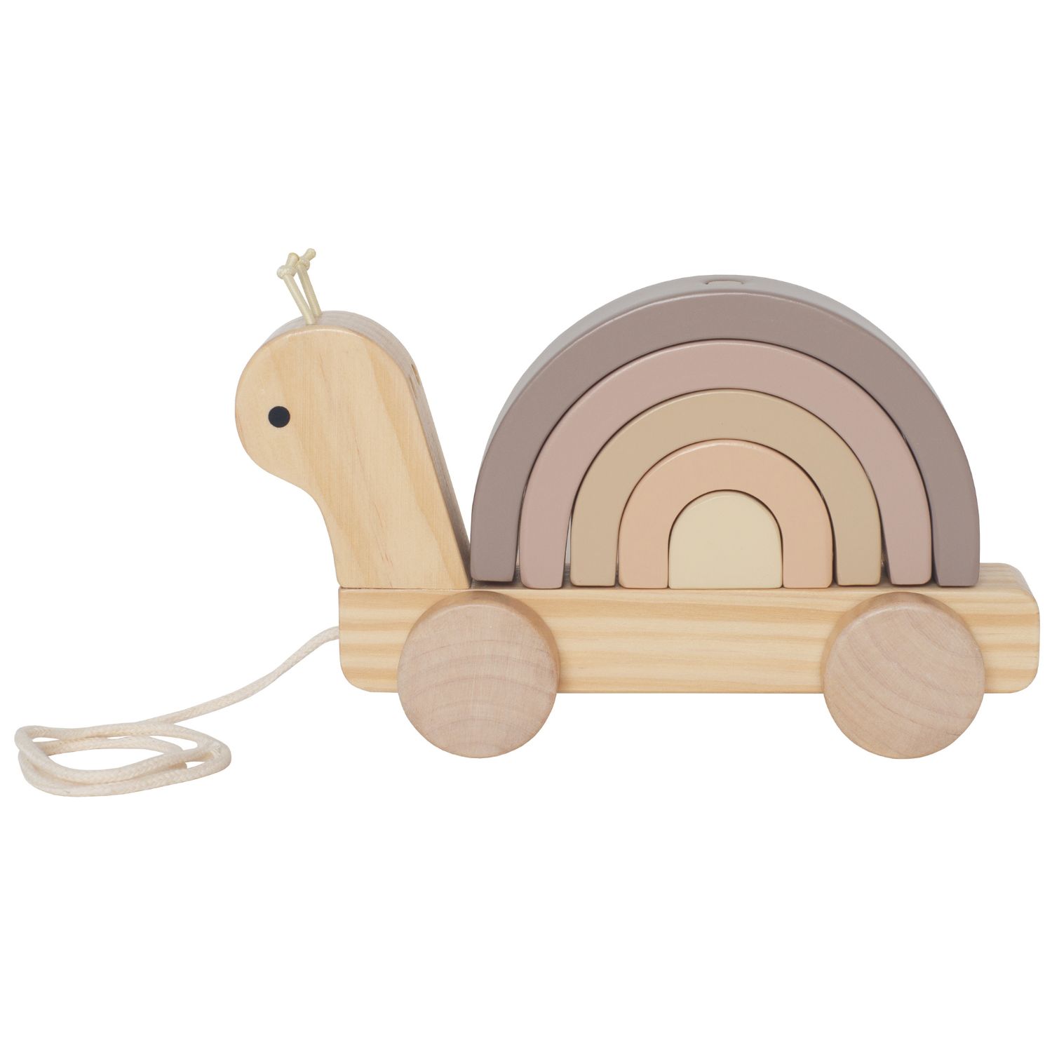 Escargot en bois à tirer (Jabadabado) - Image 1