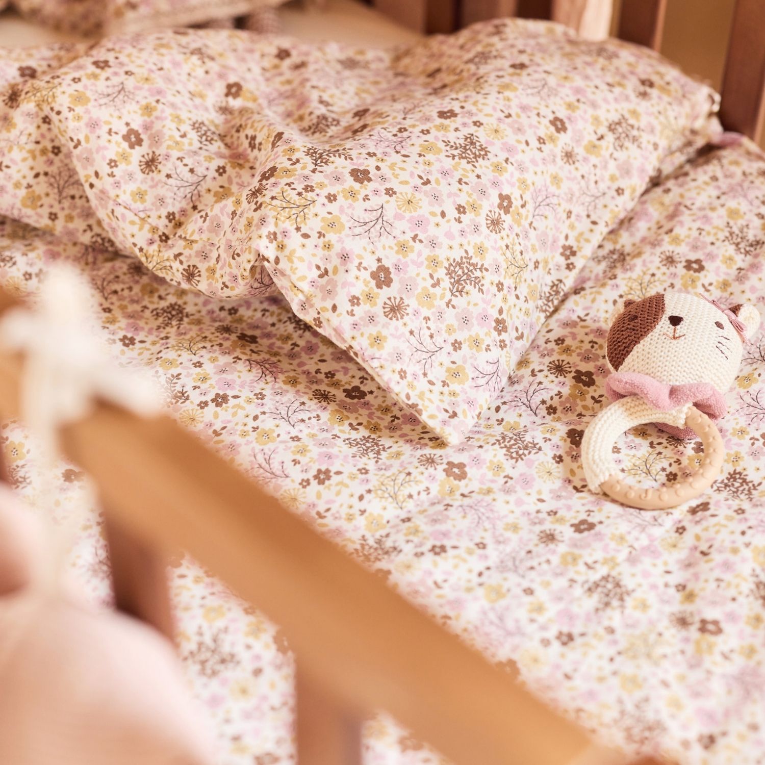 Housse de couette + taie d'oreiller Flower Fairies (100 x 140 cm) (Jollein) - Image 2