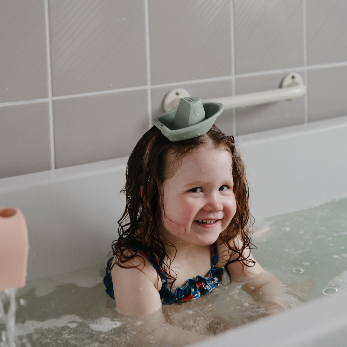 Mushie - Lot de 5 jouets de bain Boats Rustic