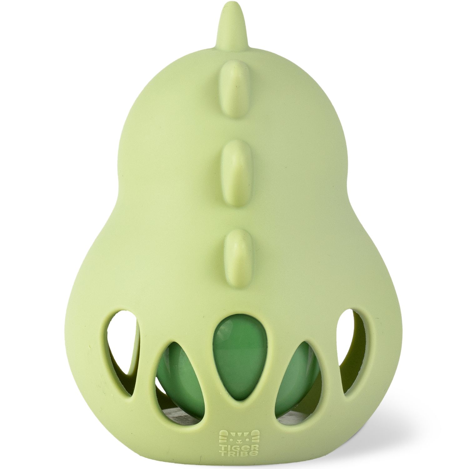 Hochet et anneau de dentition en silicone Dino (Tiger Tribe) - Image 7