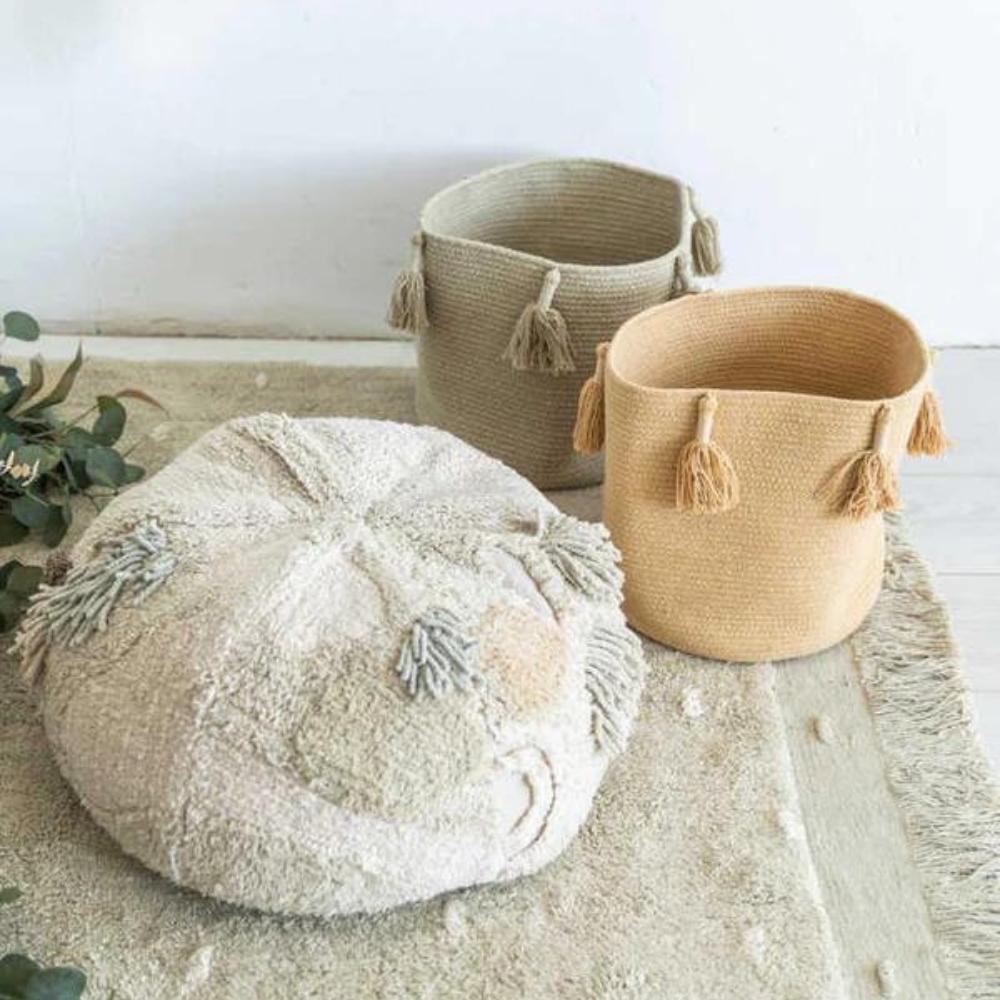 Panier de rangement Woody Olive (30 x 30 cm) (Lorena Canals) - Image 3