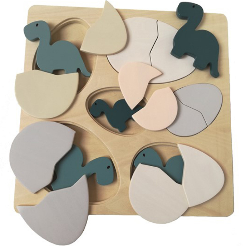 Puzzle à encastrement Bébés dinosaures (Egmont Toys) - Image 1