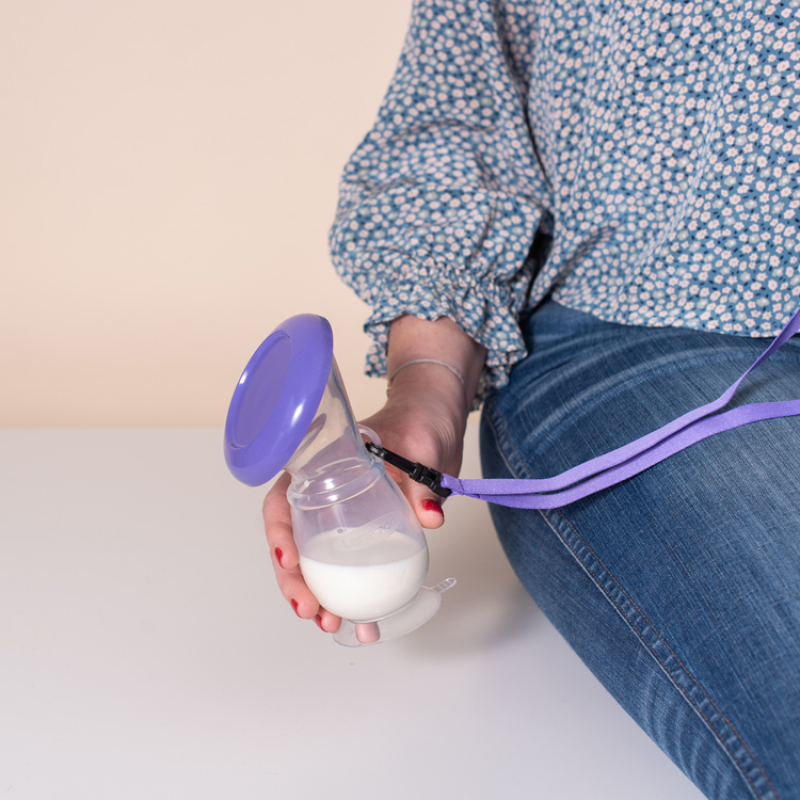Tire-lait manuel en silicone (Lansinoh) - Image 2