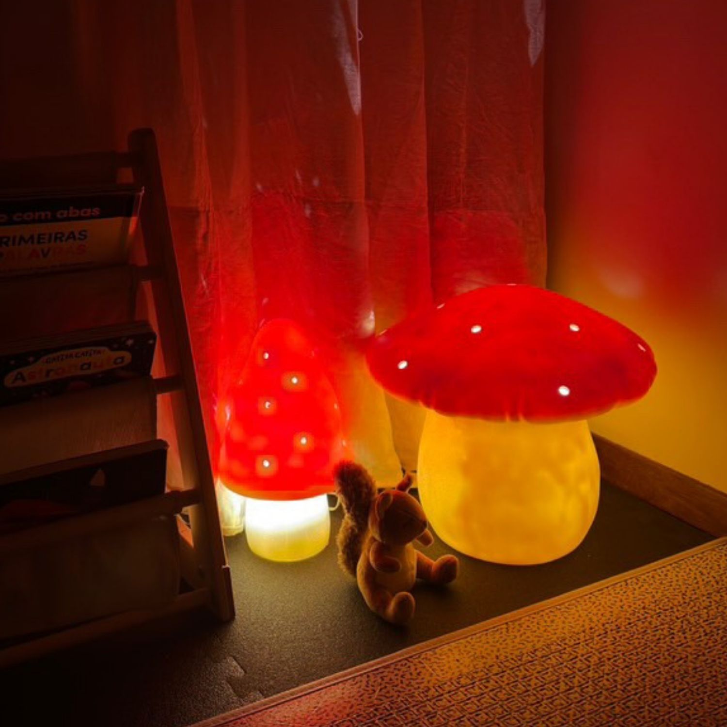 Petite lampe veilleuse champignon Rouge (Egmont Toys) - Image 4