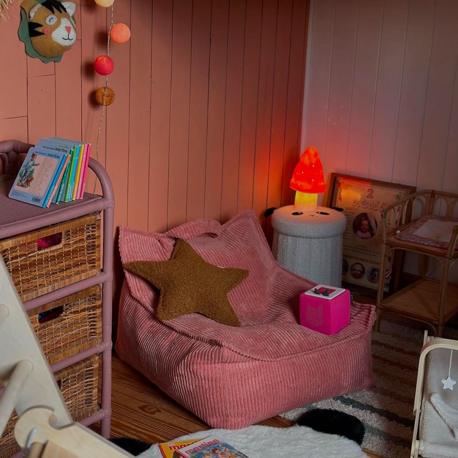 Petite lampe veilleuse champignon Rouge (Egmont Toys) - Image 5