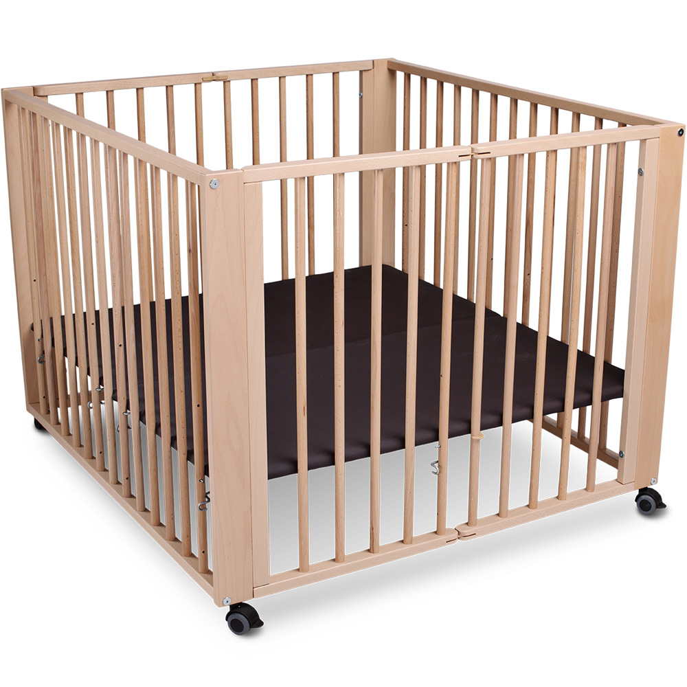 Parc bébé pliant Moritz Natural (89 x 95 cm) (Tissi) - Image 7