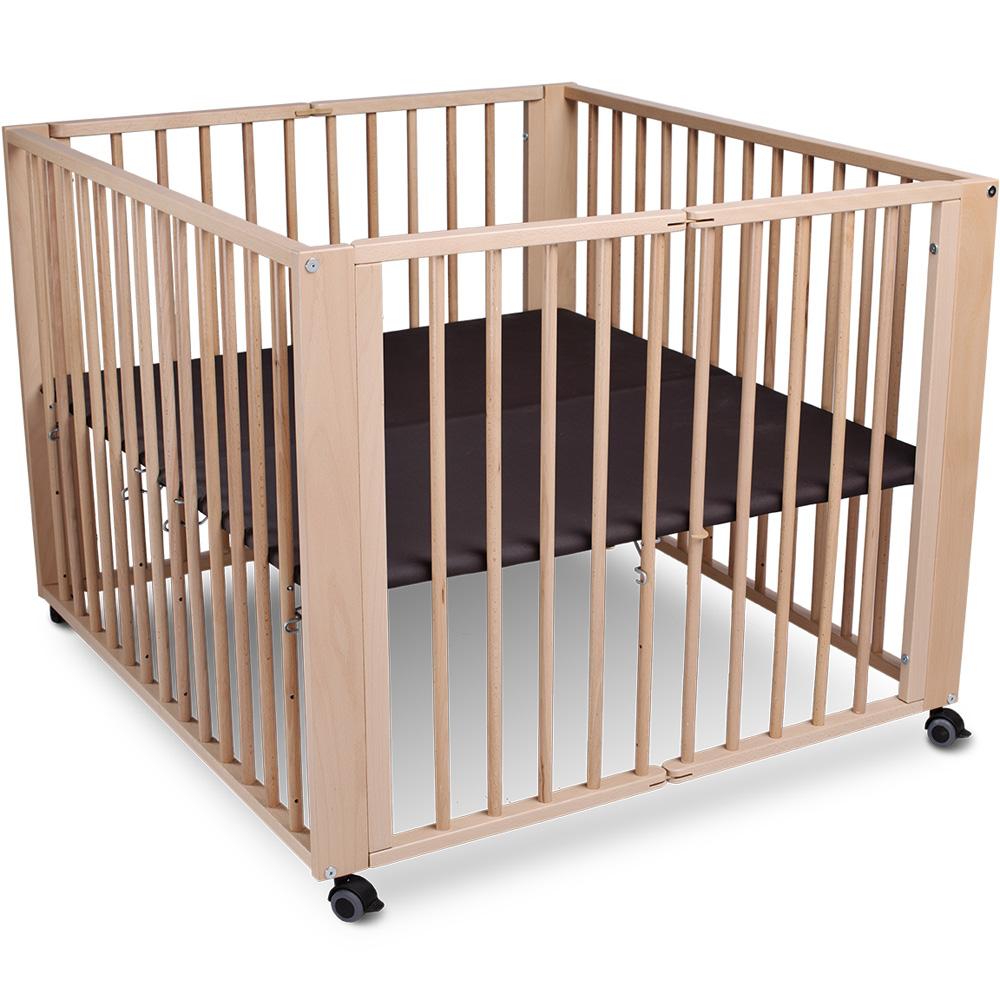 Parc bébé pliant Moritz Natural (89 x 95 cm) (Tissi) - Image 8