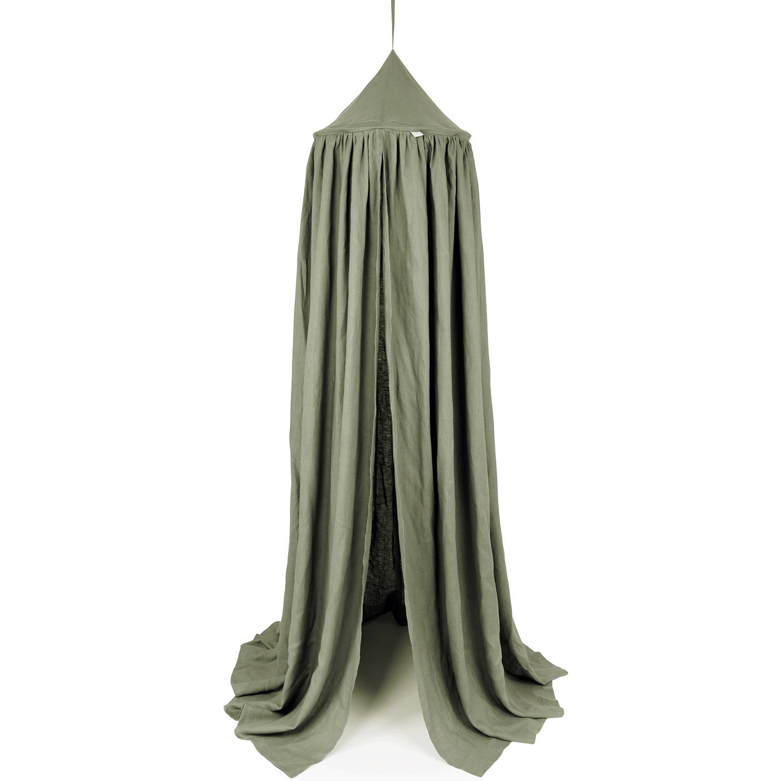 Ciel de lit en lin olive Pure nature (Cotton&Sweets) - Image 1