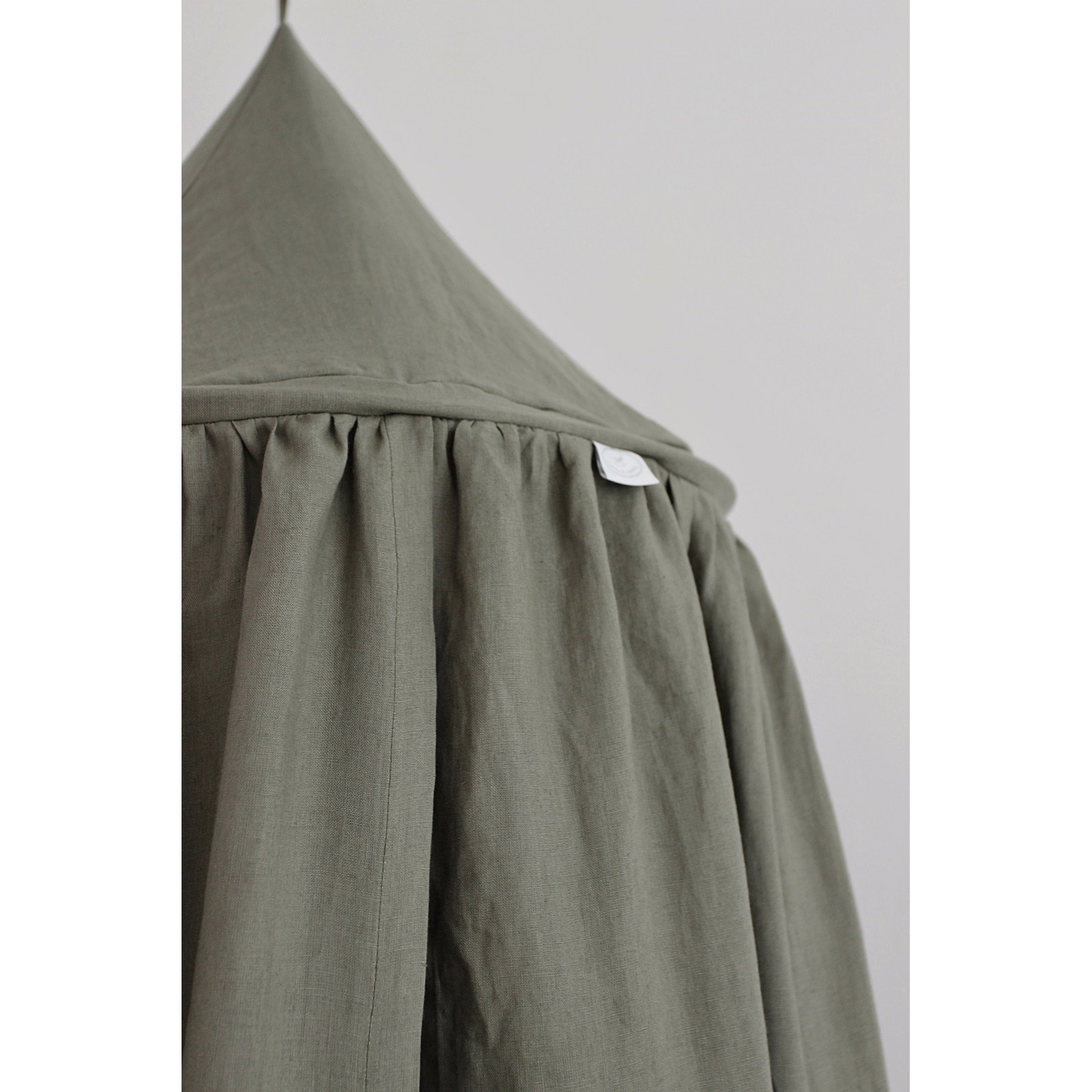 Ciel de lit en lin olive Pure nature (Cotton&Sweets) - Image 3
