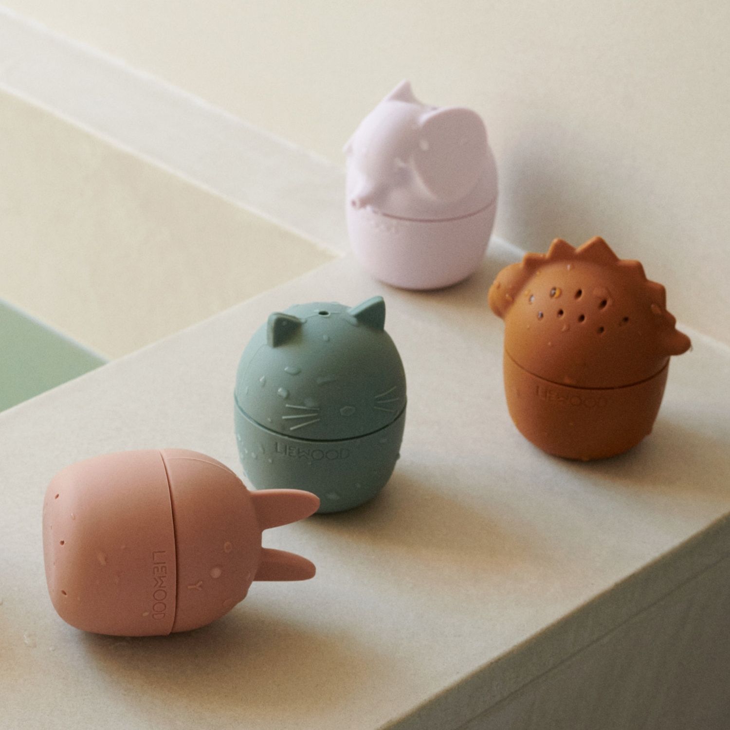 Lot de 5 jouets de bain Gaby Multi mix (Liewood) - Image 3